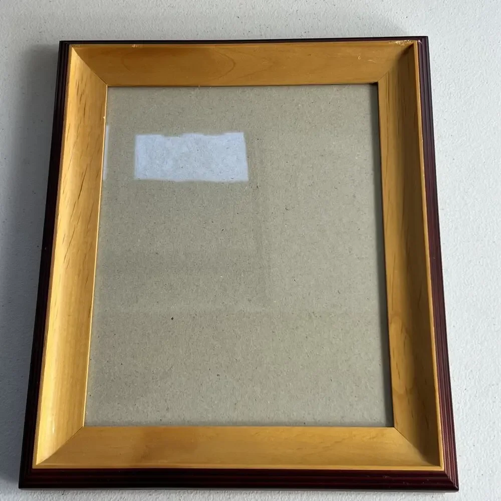 Wooden Two-Tone Picture Frame Fits 8